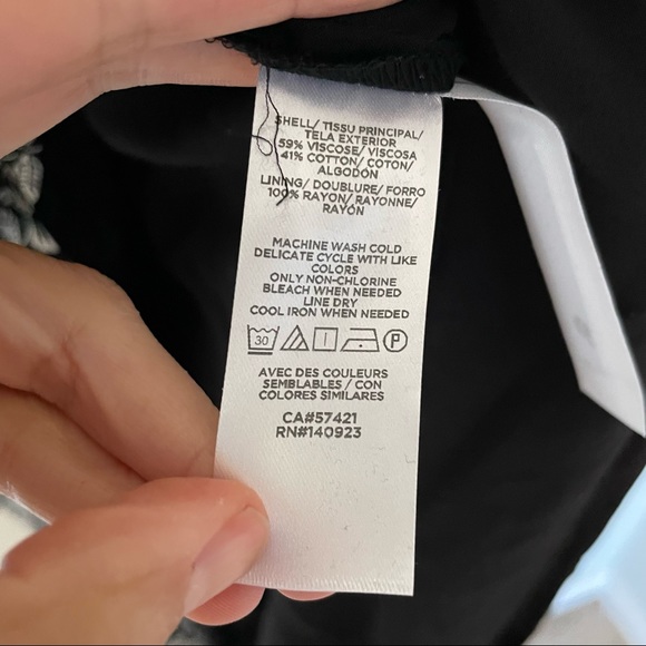 NWT LOFT Palm Flutter strap midi dress size small - Picture 7 of 8